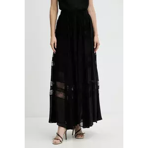 Marella fustă culoarea negru, maxi, evazați, 2523106082200 imagine