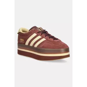 adidas Originals sneakers Gazelle Stack W culoarea maro, JS3928 imagine