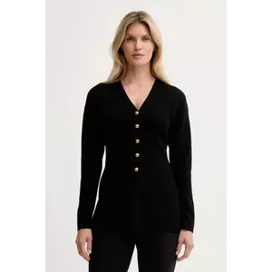 ISABELLE BLANCHE cardigan din amestec de lână culoarea negru, light, IS25FW-M154-F008 imagine