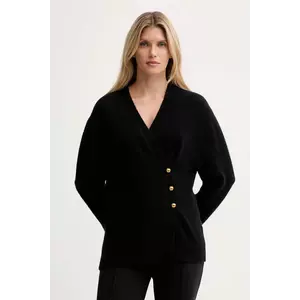 ISABELLE BLANCHE cardigan din amestec de lână culoarea negru, IS25FW-M152-F007 imagine