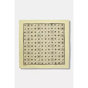 Nanushka eșarfă de mătase culoarea bej, cu imprimeu, NU24CRSC03011 imagine