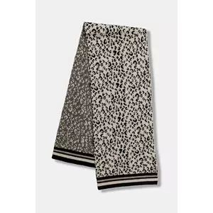 Morgan eșarfă din amestec de lână culoarea bej, cu imprimeu, 5OREO imagine