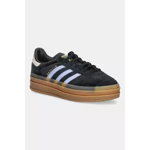 adidas Originals sneakers pentru copii GAZELLE BOLD culoarea negru, JR5965 imagine