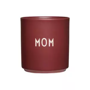 Design Letters ceașcă Favourite Cup 250 ml culoarea bordo imagine