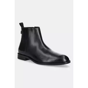 BOSS ghete de piele Tayil culoarea negru, 50552518 imagine