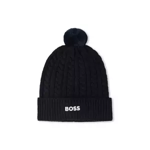 BOSS căciulă copii culoarea bleumarin, J52656 imagine