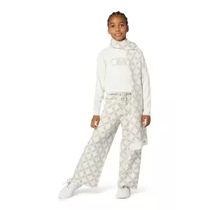 Michael Kors pantaloni de trening pentru copii culoarea bej, cu imprimeu, R30452 imagine