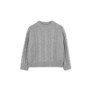 Michael Kors pulover copii culoarea gri, R30465 imagine