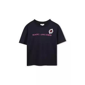Marc Jacobs tricou de bumbac pentru copii culoarea bleumarin, W60590 imagine