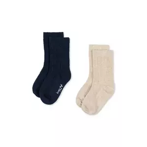 Konges Sløjd șosete copii 2 PACK PONTELLE SOCKS 2-pack culoarea bleumarin, KS103645 imagine