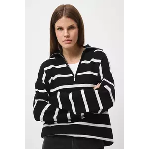 Medicine pulover culoarea negru, light, cu turtleneck imagine