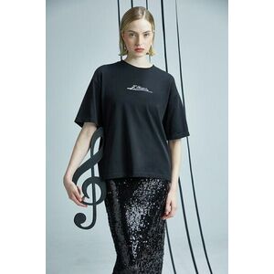 Medicine tricou din bumbac culoarea negru imagine