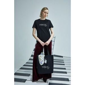 Medicine tricou din bumbac culoarea negru imagine