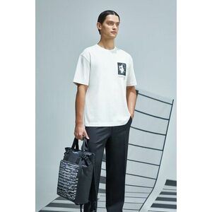 Medicine tricou din bumbac culoarea bej, cu imprimeu imagine