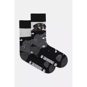 Medicine ciorapi de bumbac culoarea negru imagine