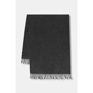 Answear.LAB sal de lana culoarea gri, neted imagine