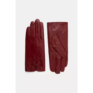 Answear.LAB manusi de piele culoarea bordo imagine