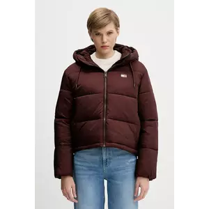 Tommy Jeans geacă culoarea maro, de iarnă, DW0DW21625 imagine