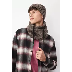 Medicine fular impletit culoarea maro, neted imagine