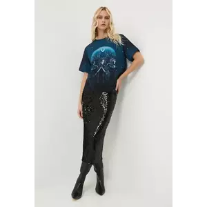 Medicine tricou din bumbac culoarea negru imagine