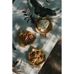 Medicine tavă de servire 3-pack culoarea maro imagine