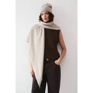 Medicine caciula culoarea bej, din tesatura neteda imagine