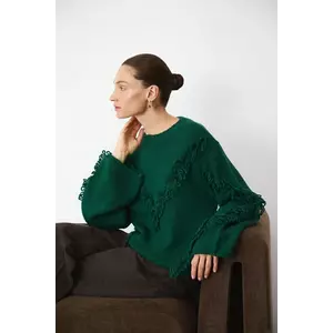 Medicine pulover culoarea turcoaz, călduros imagine