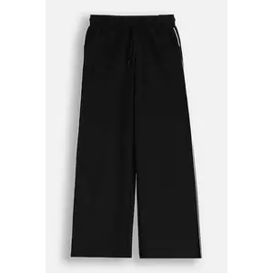 Coccodrillo pantaloni de trening pentru copii culoarea negru, uni, FABOLOUS GIRL JUNIOR imagine