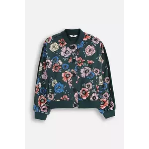 Coccodrillo hanorac de bumbac pentru copii culoarea verde, cu imprimeu, FABOLOUS GIRL JUNIOR imagine