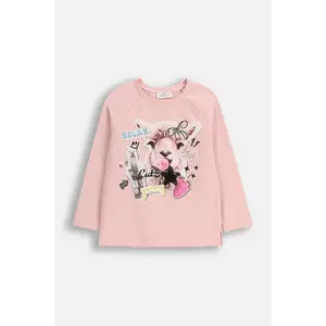 Coccodrillo longsleeve copii culoarea roz, CRAFT PUNK GIRL KIDS imagine