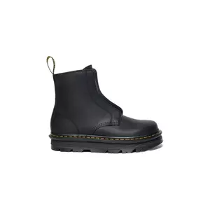 Dr. Martens cizme de piele ZebZag Laceless culoarea negru, cu toc plat, izolare usoara, DM42653001 imagine