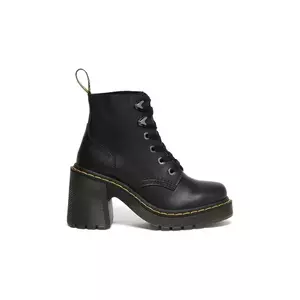 Dr. Martens cizme de piele Jesy culoarea negru, cu toc drept, DM27613001 imagine