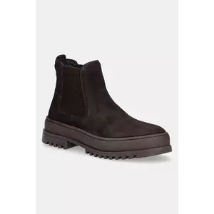 Blauer cizme înalte din piele IUKA culoarea maro, F5IUKA02/SUE imagine