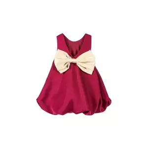 Konges Sløjd rochie fete SHEENA DRESS culoarea bordo, mini, evazati, KS103977 imagine