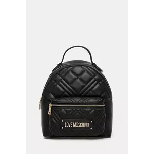 Love Moschino rucsac culoarea negru, mic, cu imprimeu, JC4148PP1NLA0000 imagine