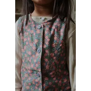 Konges Sløjd rochie din bumbac pentru copii CARA DRESS GOTS mini, evazati, KS103740 imagine