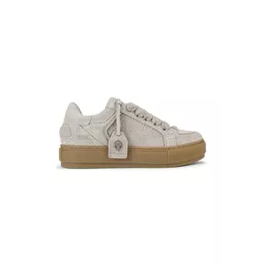 Kurt Geiger London sneakers din piele intoarsă Southbank Tag culoarea bej, 493347209 imagine