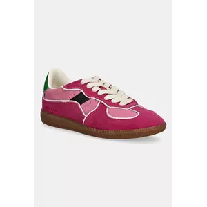 Nokwol sneakers din piele intoarsă August Dark Rose culoarea roz, August Dark Rose imagine