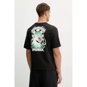 Puma tricou din bumbac PUMA x RIPNDIP culoarea negru, cu imprimeu, 632413 imagine