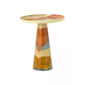 Bloomingville masă pliantă cu tavă Brooke culoarea galben imagine