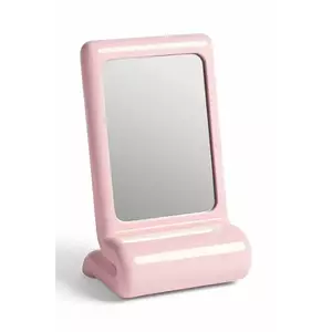 &k amsterdam oglindă 15 x 12, 5 x 25 cm culoarea roz imagine