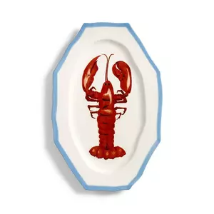 &k amsterdam farfurie sirene 41, 5 x 27 x 2, 5 cm imagine