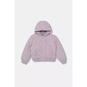 United Colors of Benetton geacă copii culoarea violet, 2IGGCN06M imagine