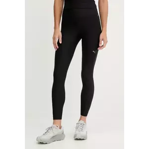 Puma leggins de antrenament culoarea negru, uni, 527452 imagine