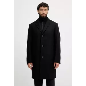 Karl Lagerfeld palton din lână culoarea negru, 554750.455730 imagine