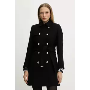 Morgan haină cu lână culoarea negru, GEVA imagine