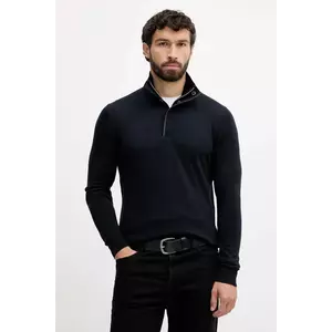 Karl Lagerfeld pulover de lână culoarea bleumarin, light, 554399.655005 imagine