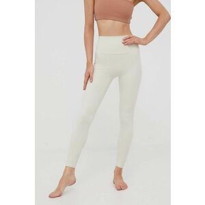 Joy in me jambiere de yoga Oneness Bond culoarea bej, neted, Oneness Bond 7/8 imagine