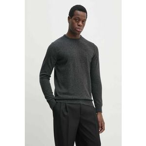 Barbour pulover de lana barbati, culoarea gri, MKN0345 imagine