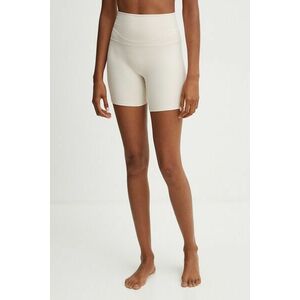 JOYINME pantaloni scurți de yoga Movement culoarea bej, neted, high waist, Szorty.Movement imagine